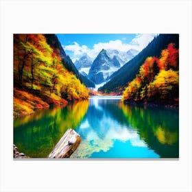 Autumn Lake 13 Canvas Print