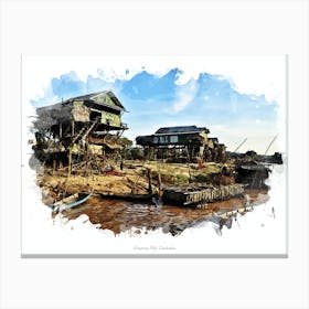 Kompong Pluk, Cambodia Canvas Print