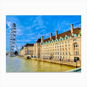 London Eye 2 Canvas Print