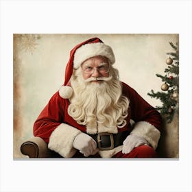 Vintage Santa Claus Canvas Print