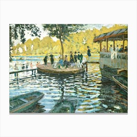 La Grenouillère (1869), Claude Monet Canvas Print