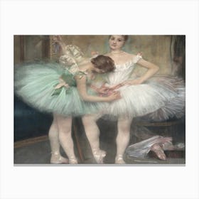 Two Ballerinas 1 Canvas Print