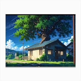 Tree House Canvas Print