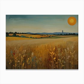 Field Of Wheat Canvas Print