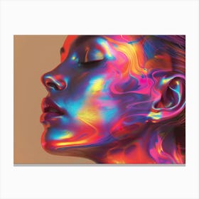 Holographic Painting 1 Canvas Print