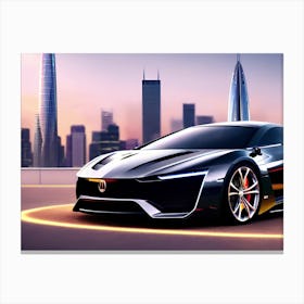 Futuristic Car 6 Canvas Print