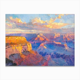 Western Sunset Landscapes Grand Canyon Arizona 2 Canvas Print