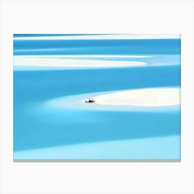 White Sand Beach 1 Canvas Print