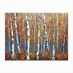Birch Forest Canvas Print