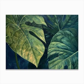 Monster Leaves 7 Canvas Print