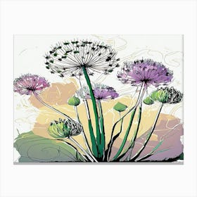 Allium 3 Canvas Print