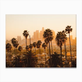 Los Angeles Sunset Canvas Print