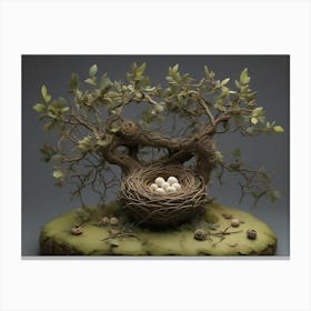 Nest Of Eggs Canvas Print