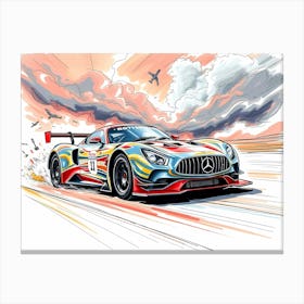 Mercedes Amg 1 Canvas Print