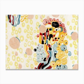 Textile Sample 1, Gustav Klimt Canvas Print