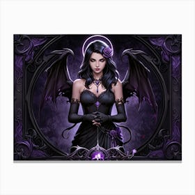 Demon Woman Canvas Print