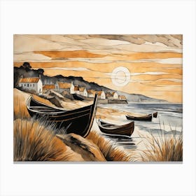 European Coastal Painting (64) Canvas Print