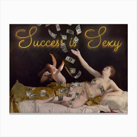 Success Is Sexy Canvas Print