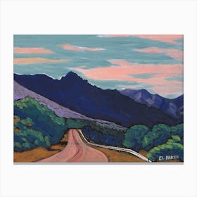 West Tx Highway Canvas Print