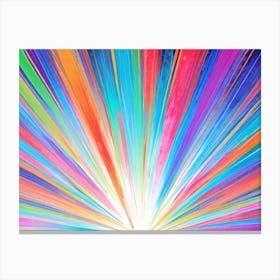 Bright Sun Burst Canvas Print