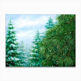 Evergreen Branch Adorned With Glistening Snowflakes Captures The Essence Of Winters Magic Holly (5) Toile