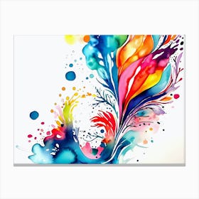 Colorful Abstract Painting Canvas Print