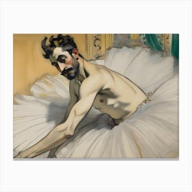 The dream of ballet dancing Canvas Print