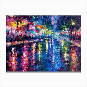 Night In The City 9 Canvas Print