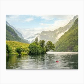 Lake In Norway Canvas Print