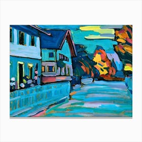 Wassily Kandinsky House On The Street 1 Canvas Print