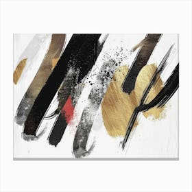 Abstract Brushstrokes Canvas Print 22 Canvas Print