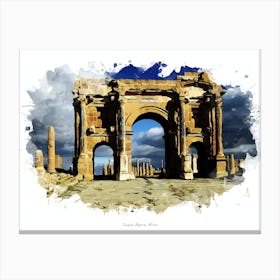 Timgad, Algeria, Africa Canvas Print