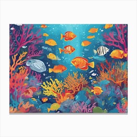 Coral Reef 9 Canvas Print