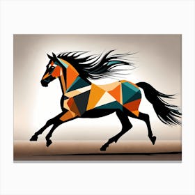 Modern Horse Art, 101 Canvas Print