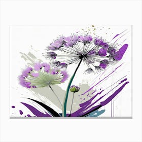 Allium 10 Canvas Print