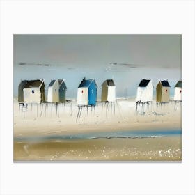 Beach Huts 4 Canvas Print