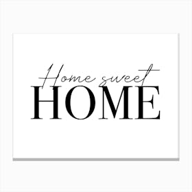 Home Sweet Home Cute Canvas Print