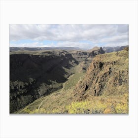 Valley of Cran Canaria Canvas Print