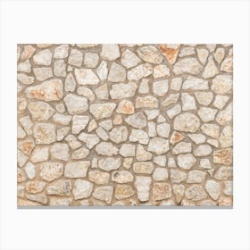 Old Stone Wall Texture 1 Canvas Print