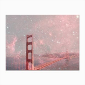 Stardust Covering SF in Canvas Print