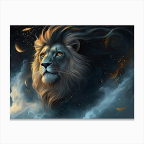 Lion In The Sky Canvas Print