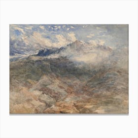 Mountain Heights, Cader Idris (ca. 1850), David Cox Canvas Print