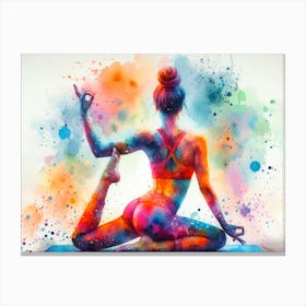 Yoga Pose 5 Canvas Print