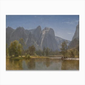 In The Yosemite, Albert Bierstadt Canvas Print