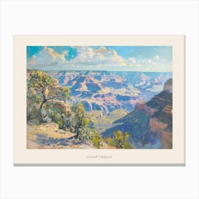 Western Landscapes Grand Canyon Arizona 1 Poster Canvas Print