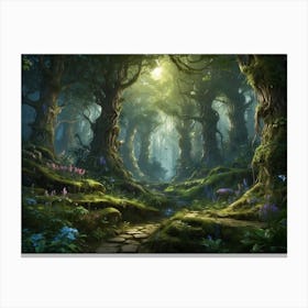 Fairy Forest 1 Canvas Print