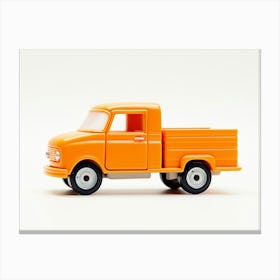 Toy Car Orange Truck Canvas Print