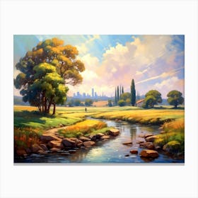 Landscape Painting 4 Canvas Print
