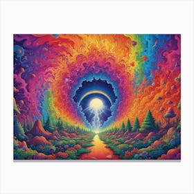 Rainbow Path Canvas Print