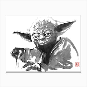 Yoda master Canvas Print